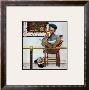 Lion And His Keeper, January 9,1954 by Norman Rockwell Limited Edition Print