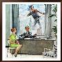 Window Washer, September 17,1960 by Norman Rockwell Limited Edition Pricing Art Print