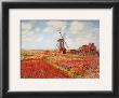 Tulip Fields With The Rijnsburg Windmill by Claude Monet Limited Edition Pricing Art Print