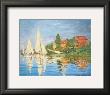 Regattas In Argenteuil by Claude Monet Limited Edition Print