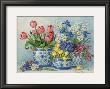 Spring Garden In Blue I by Barbara Mock Limited Edition Pricing Art Print