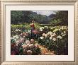 Woman In A Garden Of Peonies by Abbott Fuller Graves Limited Edition Pricing Art Print