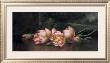Lotus Flowers: A Landscape Painting In The Background by Martin Johnson Heade Limited Edition Pricing Art Print