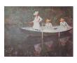 Barque A Giverny by Claude Monet Limited Edition Print