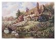 Hamlet At River Tweed by Carl Valente Limited Edition Pricing Art Print