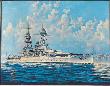 Uss Oklahoma by James Flood Limited Edition Print