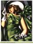 Young Girl In Green by Tamara De Lempicka Limited Edition Print