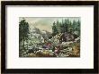 Goldmining In California, 1871 by Currier & Ives Limited Edition Print