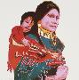 Cowboys And Indians: Mother And Child, C.1986 by Andy Warhol Limited Edition Print