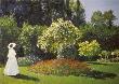 Signora In Giardino A Saint-Adresse by Claude Monet Limited Edition Print