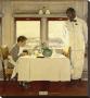 Boy In A Dining Car by Norman Rockwell Limited Edition Pricing Art Print