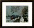 Train In The Snow, 1875 by Claude Monet Limited Edition Print