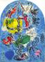 Jerusalem Windows : Dan by Marc Chagall Limited Edition Print