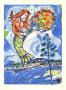 Meerjungfrau & Pinie by Marc Chagall Limited Edition Print