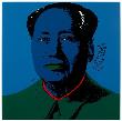 Mao Tse-Tung Kopf Blau-Grã¼n by Andy Warhol Limited Edition Print