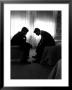 Jack Kennedy Conferring With His Brother And Campaign Organizer Bobby Kennedy In Hotel Suite by Hank Walker Limited Edition Print