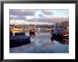 Harbor Port Scene With Boats, Valletta, Malta by Robin Hill Limited Edition Print