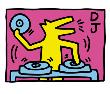 Pop Shop (Dj) by Keith Haring Limited Edition Pricing Art Print