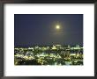 Moon Over South Beach, Miami, Florida, Usa by Robin Hill Limited Edition Pricing Art Print