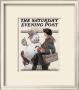 Gramps And The Snowman by Norman Rockwell Limited Edition Pricing Art Print