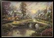 Sunset On Lamplight Lane by Thomas Kinkade Limited Edition Print