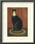 Black Cat With Bib by Warren Kimble Limited Edition Print