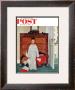 Truth About Santa Or Discovery Saturday Evening Post Cover, December 29,1956 by Norman Rockwell Limited Edition Print