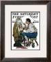 Colonial Sign Painter Saturday Evening Post Cover, February 6,1926 by Norman Rockwell Limited Edition Print
