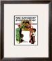 First Day Of School Or Back To School Saturday Evening Post Cover, September 14,1935 by Norman Rockwell Limited Edition Print