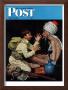 Willie's Rope Trick Saturday Evening Post Cover, June 26,1943 by Norman Rockwell Limited Edition Print