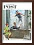Window Washer Saturday Evening Post Cover, September 17,1960 by Norman Rockwell Limited Edition Print