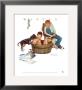 Lickin' Good Bath by Norman Rockwell Limited Edition Print
