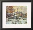 Snow Effect, Sunset by Claude Monet Limited Edition Print