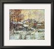 Snow Effect, Sunset by Claude Monet Limited Edition Print