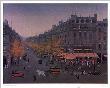 Les Grands Boulevards by Michel Delacroix Limited Edition Pricing Art Print