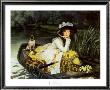 Young Woman In A Boat, 1870 by James Tissot Limited Edition Print