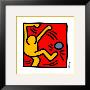 Untitled (Pele Poster), 1988 (One Yellow Kicker) by Keith Haring Limited Edition Print