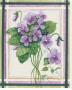 Violet Bouquet Ll by Peggy Abrams Limited Edition Print