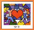 Heart Kids by Romero Britto Limited Edition Print