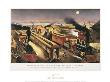 Night Scene by Currier & Ives Limited Edition Pricing Art Print