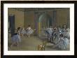 Ballet Studio At The Opera In Rue Le Peletier, 1872 by Edgar Degas Limited Edition Pricing Art Print