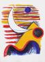 La Lune Et La Montagne Jaune by Alexander Calder Limited Edition Print