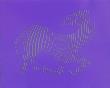 Zebra Beige Auf Lavendel by Victor Vasarely Limited Edition Print