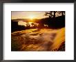 Waterfall At Sunrise In Eagle Creek Above Emerald Bay, Lake Tahoe, California, Usa by Adam Jones Limited Edition Print