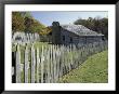 Fence And Cabin, Hensley Settlement, Cumberland Gap National Historical Park, Kentucky, Usa by Adam Jones Limited Edition Print
