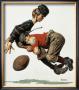Tackled by Norman Rockwell Limited Edition Pricing Art Print