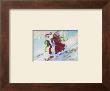 Santa Of The Slopes by Susan Mink Colclough Limited Edition Pricing Art Print