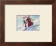 Santa Of The Slopes by Susan Mink Colclough Limited Edition Print