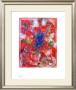 The Red Flowers by Marc Chagall Limited Edition Pricing Art Print