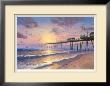 Footprints In The Sand by Thomas Kinkade Limited Edition Print